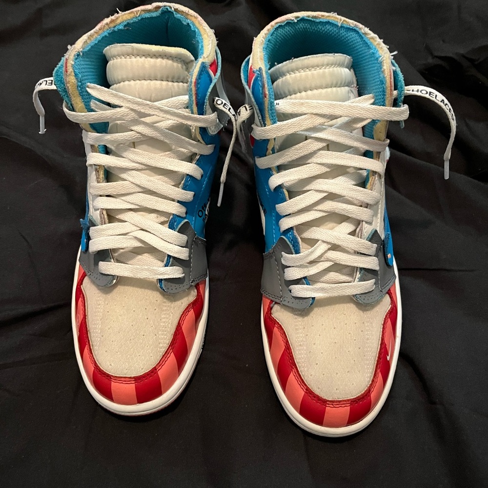 Colorful High-Top Sneakers